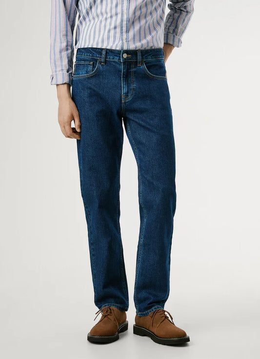 Vorderansicht der Pepe Jeans London Cash - Straight - 5CB Herrenjeans mit klassischem Schnitt