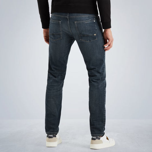 PME Legend Commander 3.0 Jeans – Relaxed Fit – Real Special Dark – Rückansicht mit klassischem 5-Pocket-Design und PME Branding