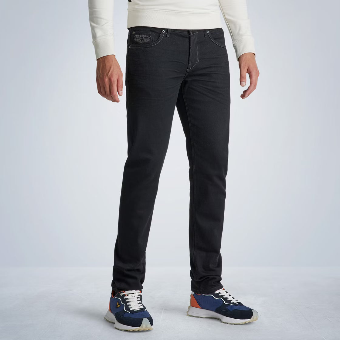 PME Legend Navigator Jeans – Slim Fit – Black Denim – Seitenansich