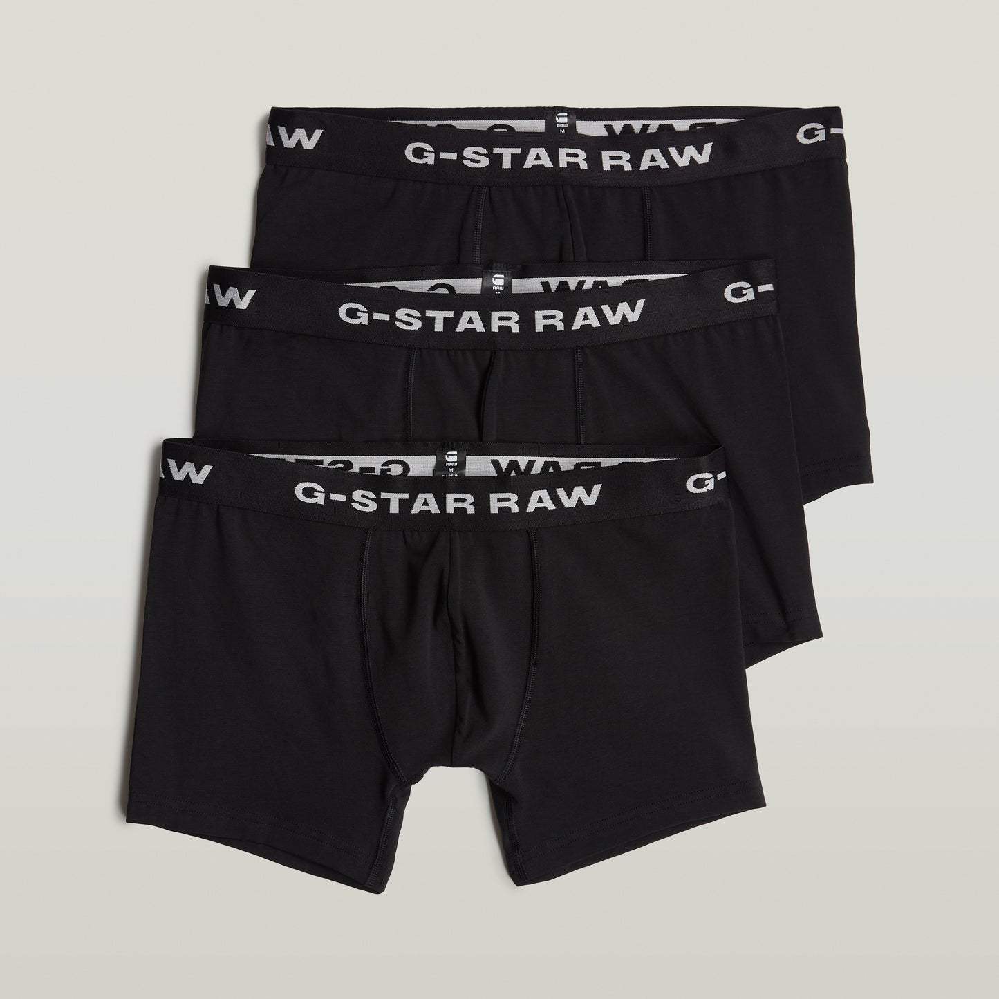 G-Star Boxer Briefs 3 Pack schwarz Vorderansicht