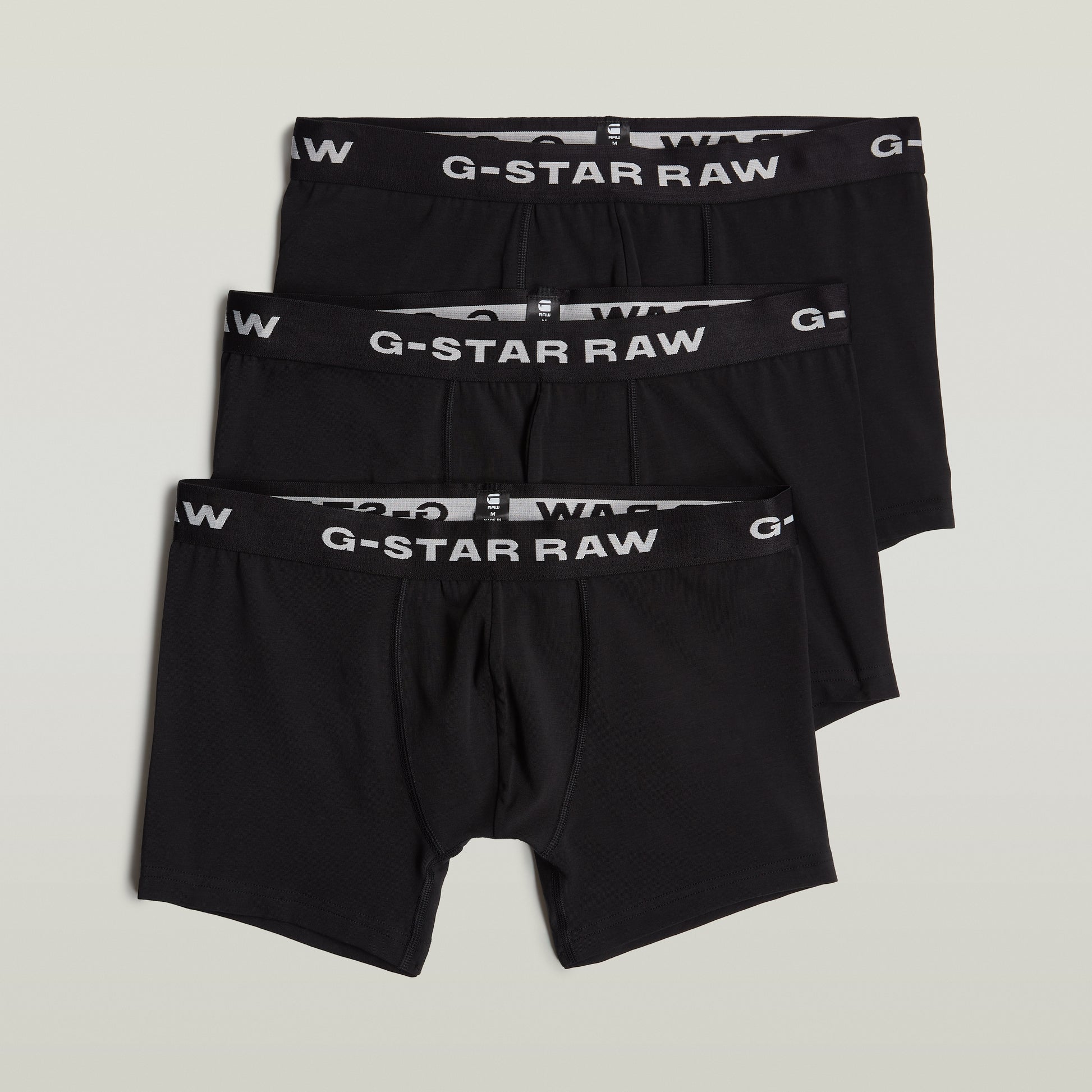 G-Star Boxer Briefs 3 Pack schwarz Vorderansicht
