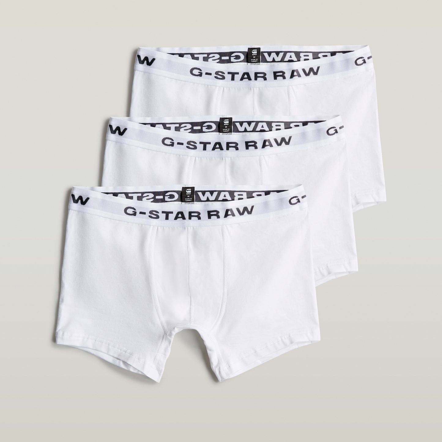 G-Star Boxer Briefs 3 Pack weiß Vorderansicht