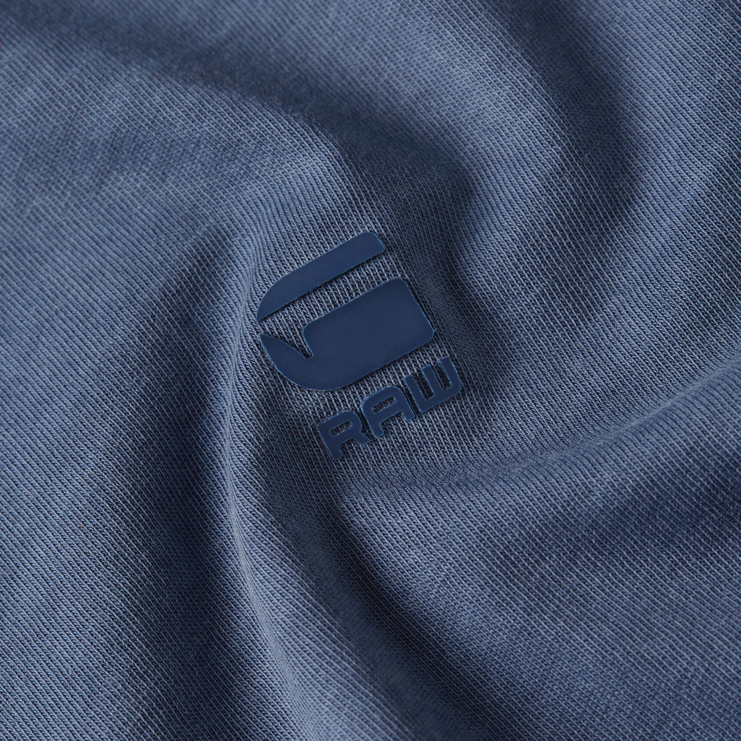 G-Star T-Shirt Nifous in Sea Blue Modell Detail Logo 2
