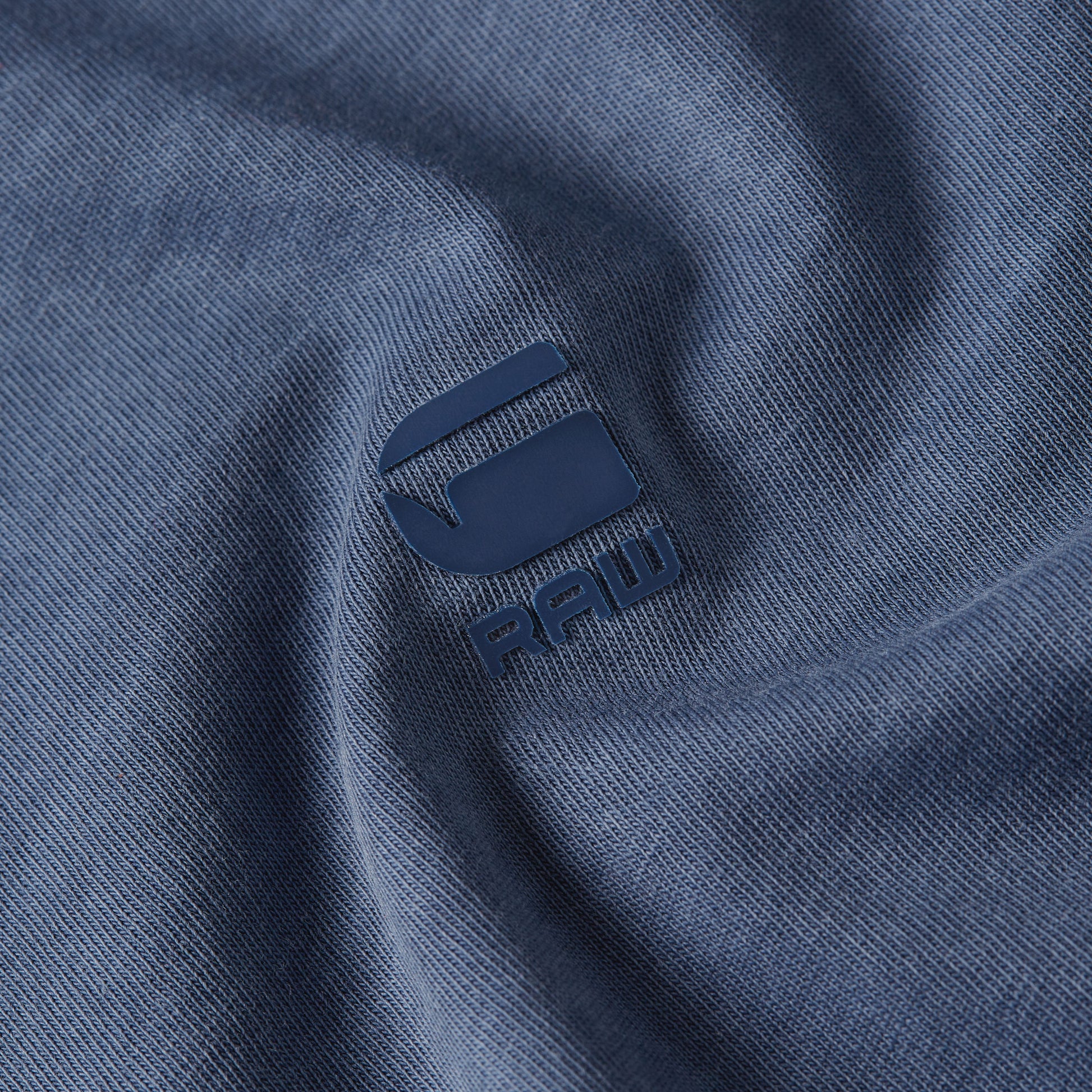 G-Star T-Shirt Nifous in Sea Blue Modell Detail Logo 2