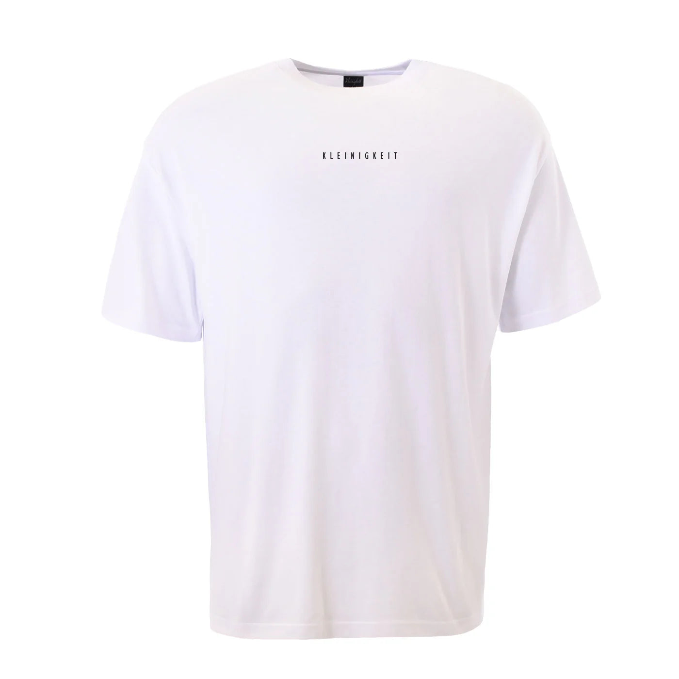 Kleinigkeit Greatcut T-Shört KK Mitte in Weiß mit dezentem Logo-Print auf der Brust. Minimalistisches Herren-T-Shirt aus hochwertiger Baumwolle.