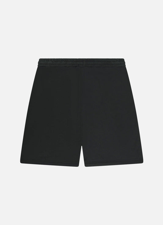 Off The Pitch Sage Shorts - Black, schwarze Herren Shorts mit elastischem Bund, schlichtes Design und bequemer Passform, Rückansicht