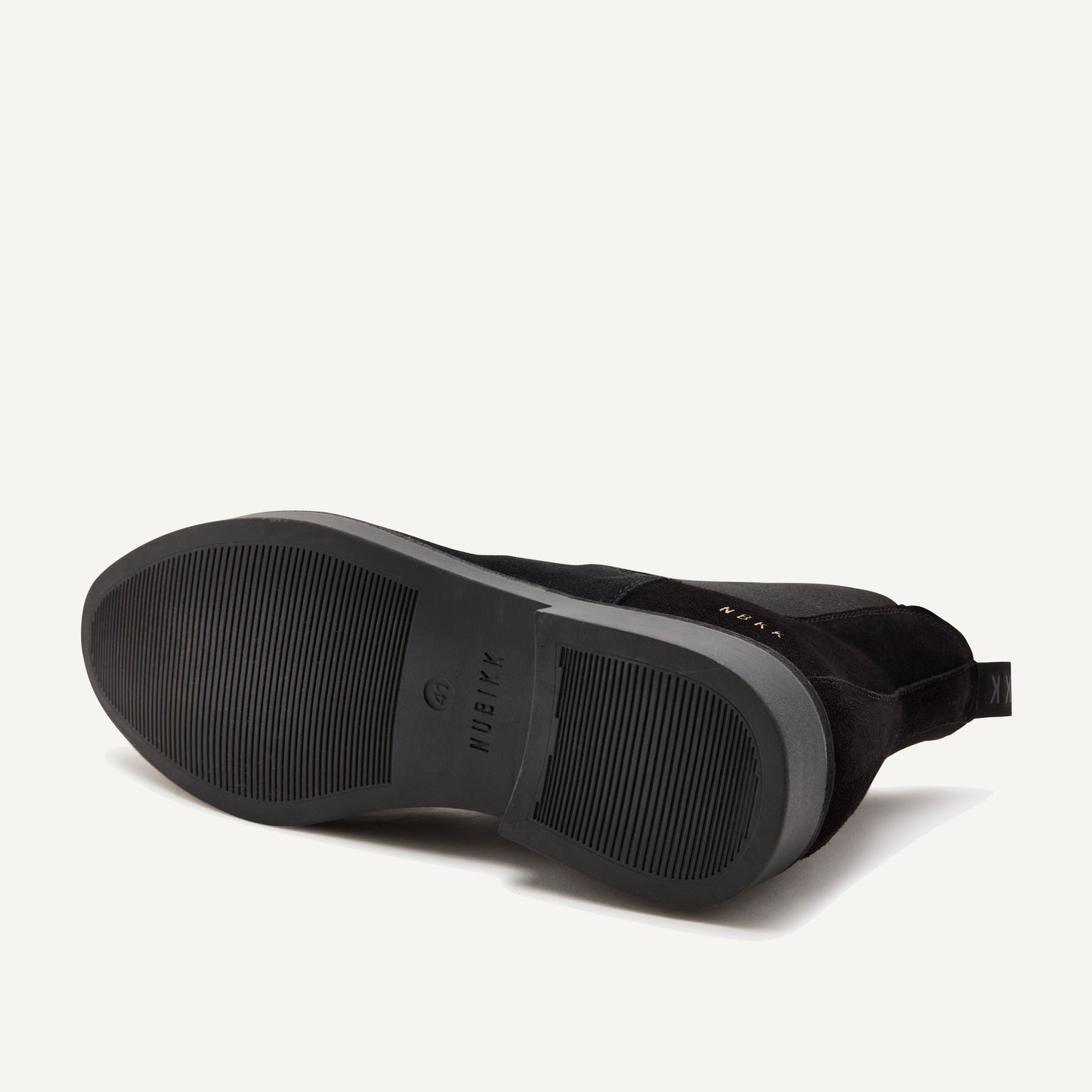 Nubbik Logan Chelsea Stiefel schwarze Sohle.