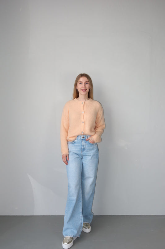 celincarolin cloud cardigan peach sorbet Vorderansicht