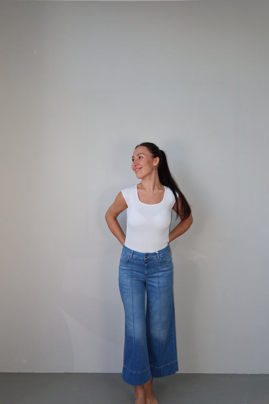 celincarolin rivera knit tee pure cloud Vorderansicht