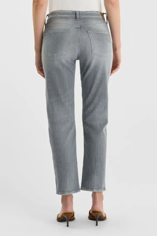 Le Temps Des Cerises 400/17 - High Waist Regular - Adi Grey Jeans Rückansicht, graue High-Waist-Jeans mit klassischem Five-Pocket-Design